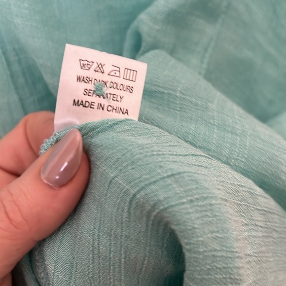 Aqua Women's Button-Down Shirt - Picture 8 of 8